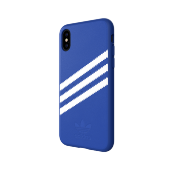 Adidas Moulded Case Su&eacute;de Blauw voor iPhone X/Xs