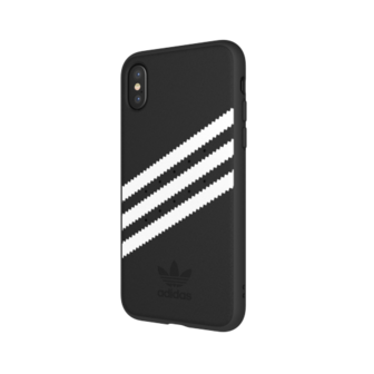 Adidas Moulded Case Su&eacute;de Zwart/Wit voor iPhone X/Xs