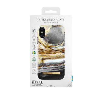 iDeal of Sweden Fashion Back Case Outer Space Agate voor iPhone X | Xs 