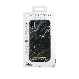 iDeal of Sweden Fashion Back Case Port Laurent Marble voor iPhone Xr 