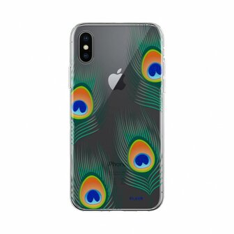 FLAVR iPlate Peacock for iPhone X/Xs colourful