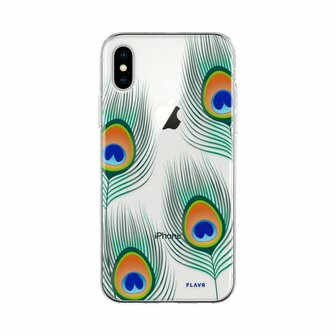 FLAVR iPlate Peacock for iPhone X/Xs colourful