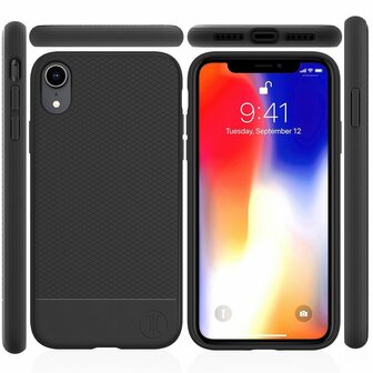 JT Berlin BackCase Pankow Soft voor iPhone Xr (zwart)