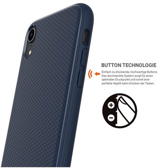 JT Berlin BackCase Pankow Soft voor iPhone Xr (blauw)