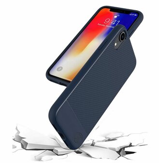 JT Berlin BackCase Pankow Soft voor iPhone Xr (blauw)