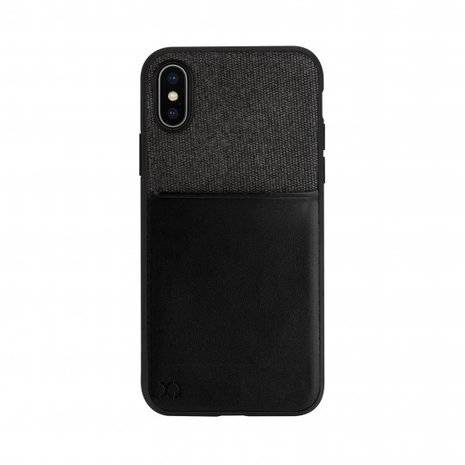 XQISIT Card Case for iPhone X/Xs black