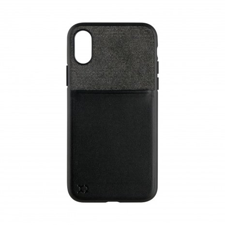 XQISIT Card Case for iPhone X/Xs black