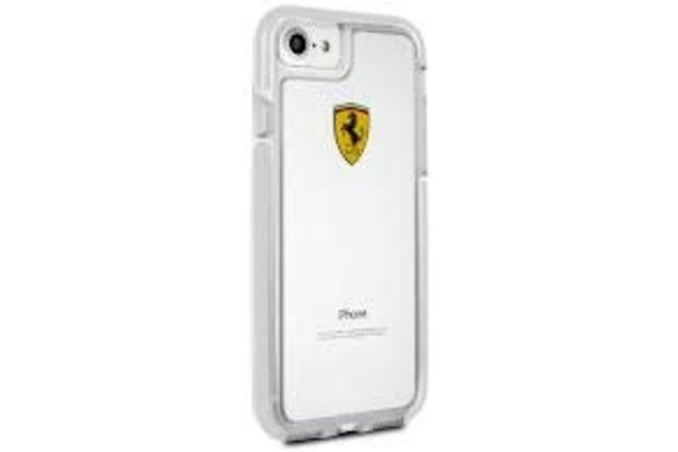 Ferrari Backcover voor Apple iPhone 7-8 - Transprant