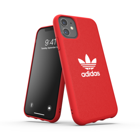 Adidas OR Moulded Case CANVAS (rood) voor iPhone 11