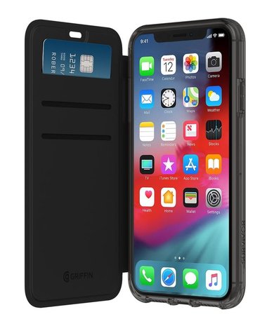 Griffin Zwart Survivor Clear Wallet iPhone X / XS (2018)