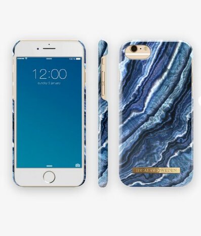 iDeal of Sweden iPhone 8 / 7 / 6S / 6 Fashion Back Case Indigo Swirl