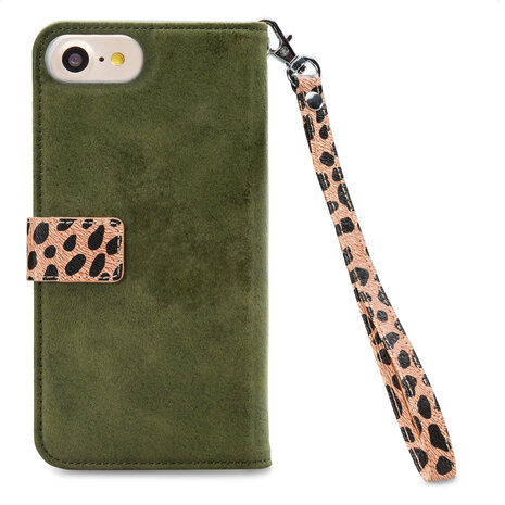 Mobilize 2in1 Gelly Wallet Zipper Case Apple iPhone 6/6S/7/8 Olive/Leopard