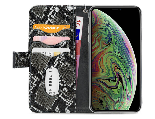 Mobilize 2in1 Gelly Wallet Zipper Case Apple iPhone XS Max Black/Snake