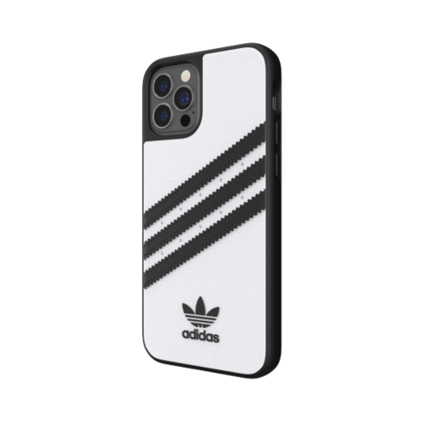 Adidas OR Moulded Case PU FW20/SS21 for iPhone 12 / 12 Pro white/black