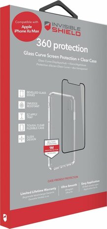 Invisible Shield Glass Edge + 360 Case iPhone XS Max