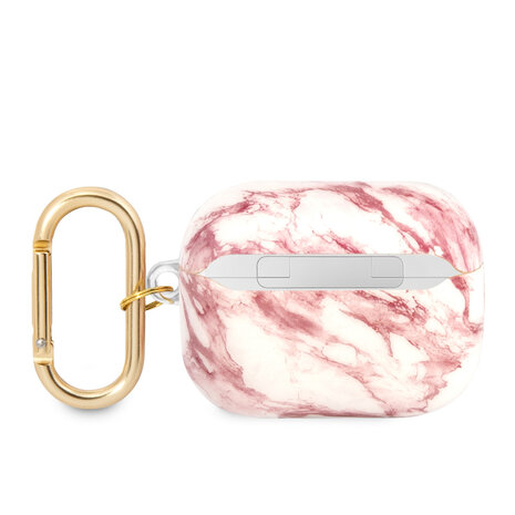 Guess Airpods - Airpods Pro Case - Marble - Roze