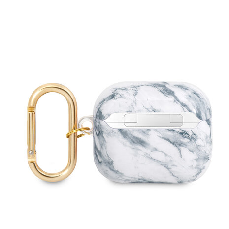 Guess Airpods - Airpods 3 Case - Marble - blauw