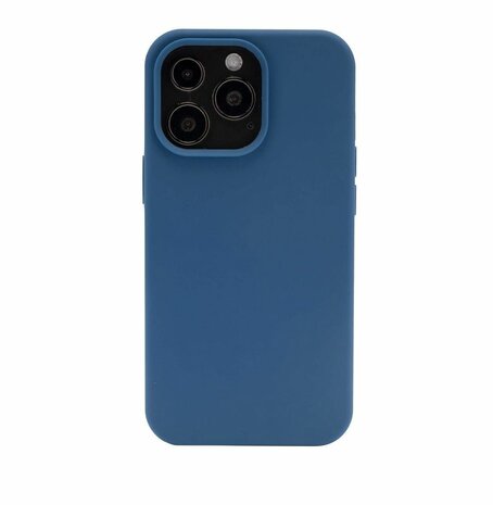 JT Berlin Liquid Siliconen case STEGLITZ voor iPhone 13 Pro (blauw)