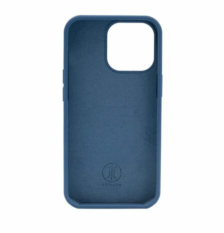 JT Berlin Liquid Siliconen case STEGLITZ voor iPhone 13 Pro (blauw)