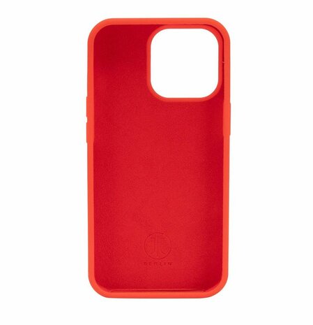 JT Berlin Liquid Siliconen case STEGLITZ voor iPhone 13 Pro (rood)