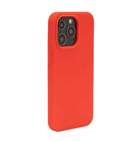 JT Berlin Liquid Siliconen case STEGLITZ voor iPhone 13 Pro Max (rood)