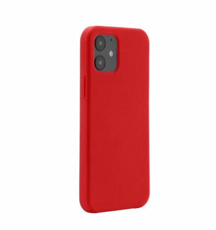JT Berlin Liquid Siliconen case STEGLITZ voor iPhone 12 mini (rood)
