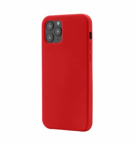 JT Berlin Liquid Siliconen case STEGLITZ voor iPhone 12 / 12Pro (rood)