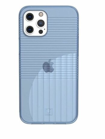 UAG Aurora backcover case voor iPhone 12/12 Pro zacht blauw transparant