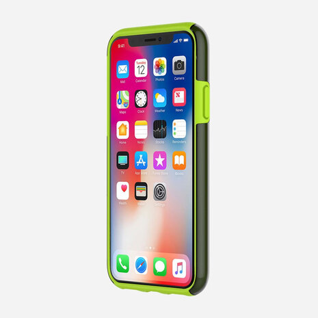 Incipio DualPro Case voor Apple iPhone X/Xs (smoke/volt)