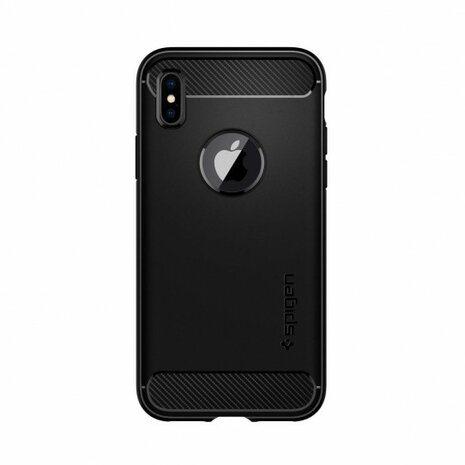 Spigen Case Rugged Armor (zwart) iPhone X/Xs