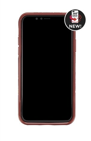 Richmond & Finch Red Floral - Gold Details iPhone X