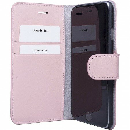 JT Berlin LeatherBook Style voor de iPhone 8 Plus/ 7 Plus (roze)