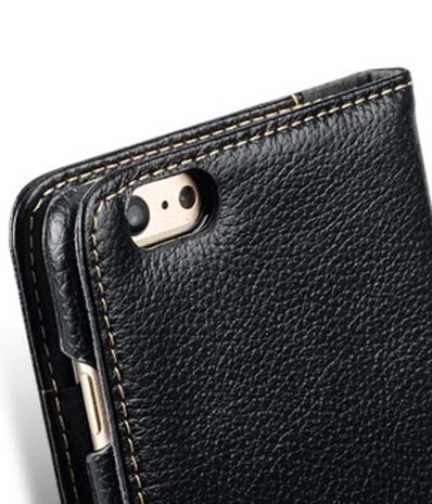 Melkco Premium Leather Wallet Case Black