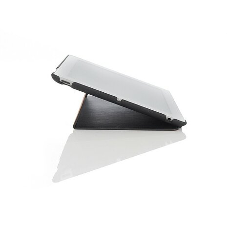 Knomo Folio Case Leather Black voor iPad mini