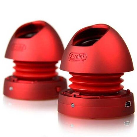 X-Mini Max V1.1 Capsule Stereo Speaker Red