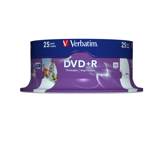 Verbatim DVD+R AZO 4.7GB 16X Spindle (25 Pack)