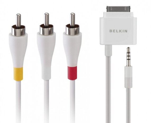 Belkin Video-/Audio Kabel met Laadkabel 30-Pins