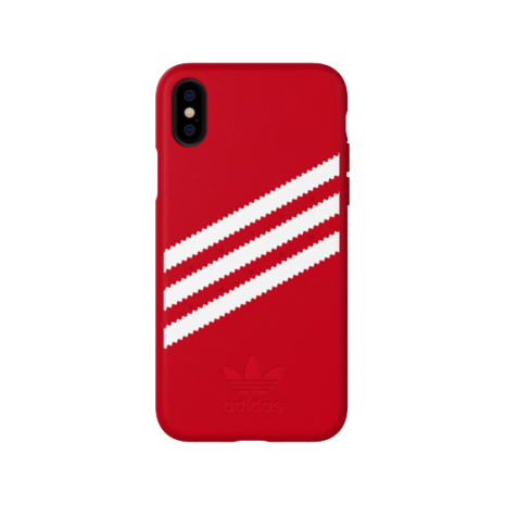 Adidas Moulded Case Suéde Rood voor iPhone X/Xs
