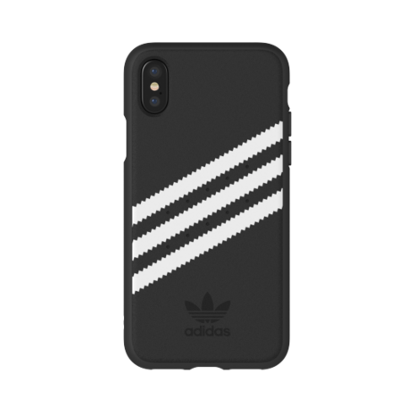 Adidas Moulded Case Suéde Zwart/Wit voor iPhone X/Xs