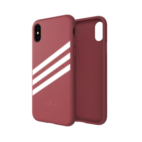 Adidas Moulded Case PU Suéde Roze voor iPhone X/Xs