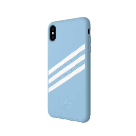 Adidas Moulded Case PU Suéde Blauw voor iPhone Xs Max