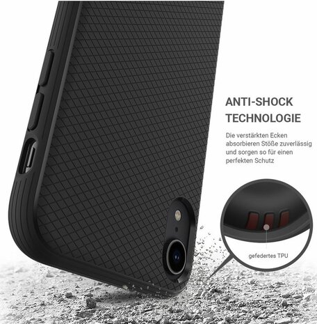 JT Berlin BackCase Pankow Soft voor iPhone Xr (zwart)