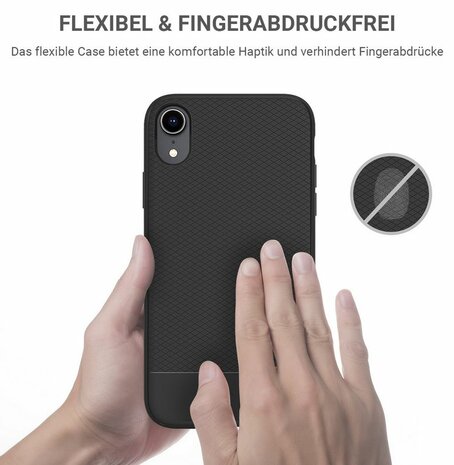 JT Berlin BackCase Pankow Soft voor iPhone Xr (zwart)