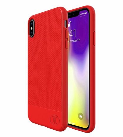 JT Berlin BackCase Pankow Soft voor iPhone X / XS (rood)