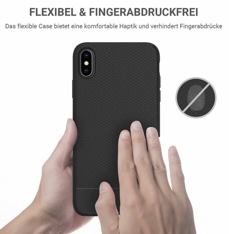 JT Berlin BackCase Pankow Soft voor iPhone XS Max (zwart)