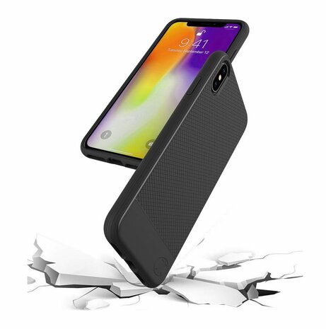 JT Berlin BackCase Pankow Soft voor iPhone XS Max (zwart)