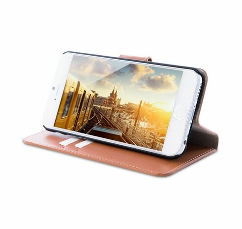 JT Berlin LeatherBook Style voor de iPhone 6 / 6s (cognac)