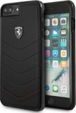 Ferrari Zwart Back Cover voor iPhone 7 / 8 PLUS - Heritage Real Carbon_