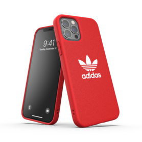 Adidas Moulded Case CANVAS (rood) voor iPhone 12 / 12 Pro