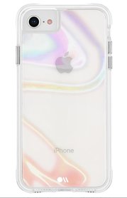 Case-Mate Soap Bubble Case voor iPhone 7/8/SE (2020) transparant/iridescent